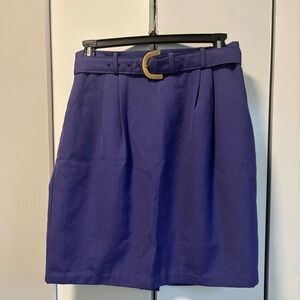 Vintage Purple Skirt with Belt—Requirements